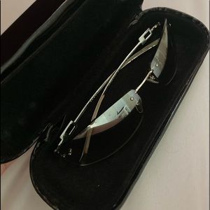Vintage authentic Gucci rhinestone logo sunglasses